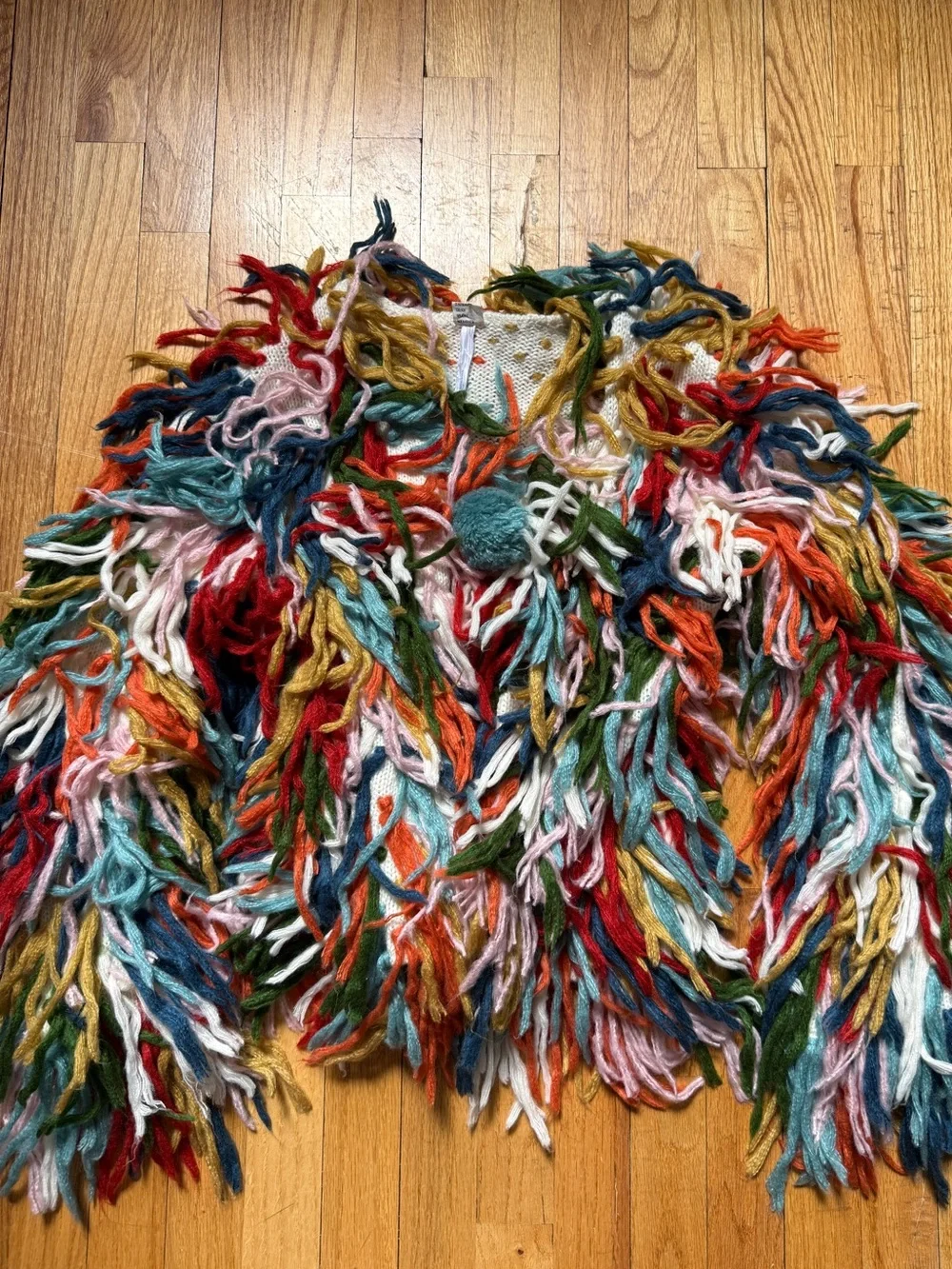 Andi Bagus Multicolor Shaggy Jacket - Picture 2 of 4